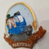 Fridge Magnet/Colorful Ride: Pakistani Rickshaw Art Fridge Magnet - Image 3