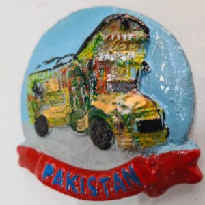 Fridge Magnet/Rolling Canvases: Pakistani Truck Art Fridge Magnet