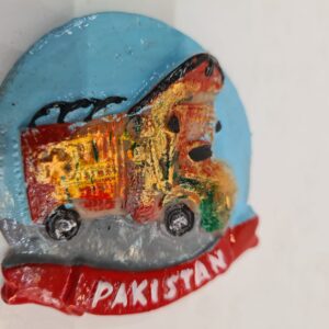 Fridge Magnet/Art on Wheels: Pakistani Truck Artistry Fridge Magnet