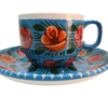 Hand-Painted Truck Art Tea Cup and Saucer Set - Image 4