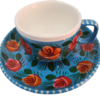 Hand-Painted Truck Art Tea Cup and Saucer Set - Image 7