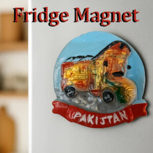 Fridge Magnet/Art on Wheels: Pakistani Truck Artistry Fridge Magnet