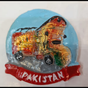 Fridge Magnet/Art on Wheels: Pakistani Truck Artistry Fridge Magnet