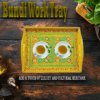 Bundi work tray size: length : 37cm width : 30cm - Image 2