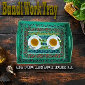 Bundi work tray size: length : 37cm width : 30cm