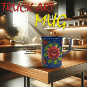 Truck Art Mug ( H-9.5cm)