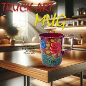 Truck Art Mug ( H-9.5cm)