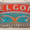 Handcrafted Chamakpatti Welcome Plate | Vibrant Truck Art Decor for Home & Events - Image 10