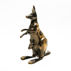 Handmade Brass Kangaroo (20 cm)