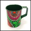 Vibrant Hand-Painted Truck Art Mug – Traditional Pakistani Bundi Work Design – Unique Artisan Gift - Image 5