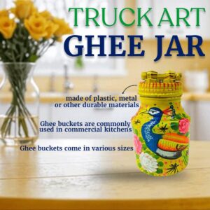 Truck Art Ghee Pot Capacity: 2Kg Height 21 cm