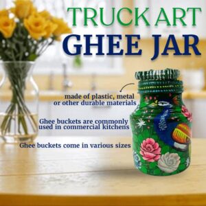 Truck Art Ghee Pot Capacity: 2Kg Height 21 cm