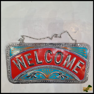 Handcrafted Chamakpatti Welcome Plate | Vibrant Truck Art Decor for Home & Events