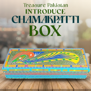 Chamakpatti Box (Size-H:8.6cm,W:3.2cm)