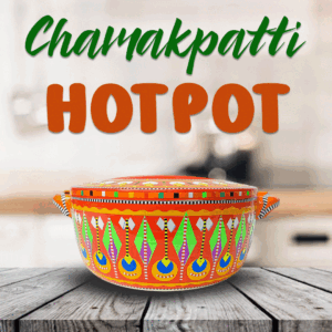 Colorful Pakistani Chamakpatti Hotpot | Traditional Art Decor for Kitchen