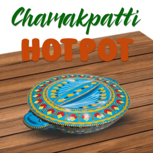 Colorful Pakistani Chamakpatti Hotpot | Traditional Art Decor for Kitchen