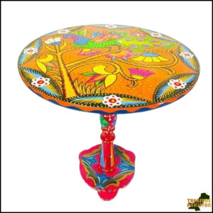 Truck Art Wooden Table (D-45.72 cm | H:53.34 cm)