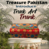 Truck Art Trunk – Handcrafted Storage Chest (39x18x25 cm) with Traditional Pakistani Design - Image 2