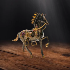 Brass Horse (Size: 20 cm)