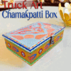 Chamakpatti Box: Real Truck Art Design for Storage and Decoration (W-25, H-17 cm) - Image 2
