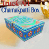 Chamakpatti Box: Real Truck Art Design for Storage and Decoration (W-27, H-19 cm) - Image 2