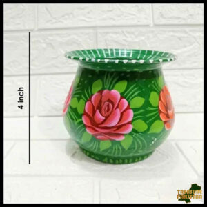 Truck Art Mutki – Hand-Painted Decorative Pot (10cm) | Traditional Pakistani Art for Home Décor & Gifts