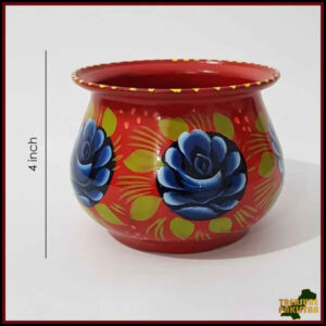 Truck Art Mutki – Hand-Painted Decorative Pot (10cm) | Traditional Pakistani Art for Home Décor & Gifts