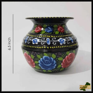 Truck Art Mutki – Hand-Painted Decorative Pot (11.5cm) | Traditional Pakistani Art for Home Décor & Gifts