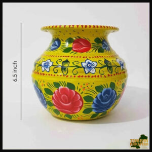 Truck Art Mutki – Hand-Painted Decorative Pot (16.5cm) | Traditional Pakistani Art for Home Décor & Gifts