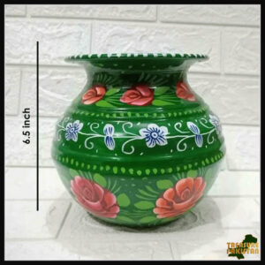 Truck Art Mutki – Hand-Painted Decorative Pot (16.5cm) | Traditional Pakistani Art for Home Décor & Gifts