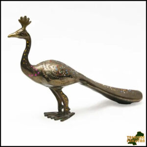 Brass Peacock (Size: 20 cm)