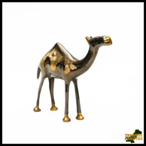 Handmade Brass Camel Figurine (15cm) – Stunning Home Decor & Collectible Craft