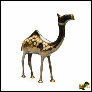 Handmade Brass Camel Figurine (20cm) – Stunning Home Decor & Collectible Craft