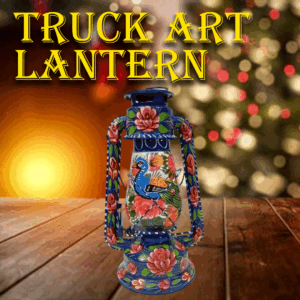 Truck Art Lantern (H-35cm)