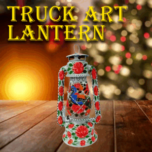 Truck Art Lantern (H-35cm)