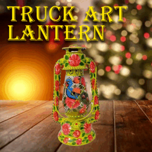 Truck Art Lantern (H-35cm)