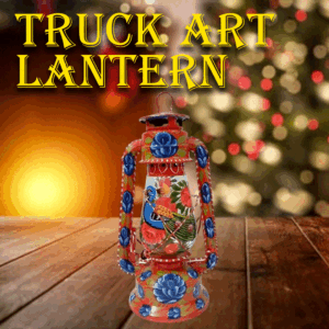 Truck Art Lantern (H-35cm)