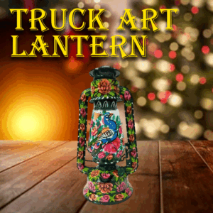 Truck Art Lantern (H-35cm)