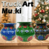 Truck Art Mutki – Hand-Painted Decorative Pot (10cm) | Traditional Pakistani Art for Home Décor & Gifts - Image 5