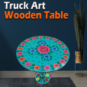 Truck Art Wooden Table (D-45.72 cm | H:53.34 cm) (Copy)