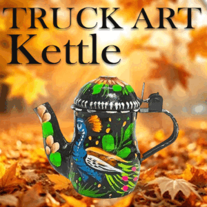 Truck Art Kettle (H-15cm)