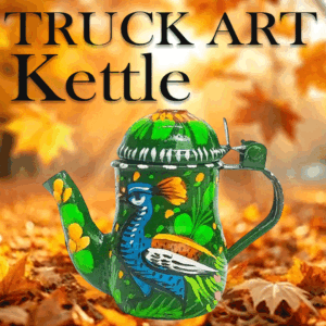 Truck Art Kettle (H-15cm)