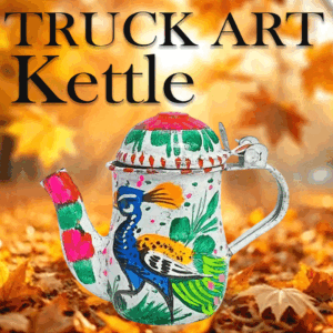 Truck Art Kettle (H-15cm)