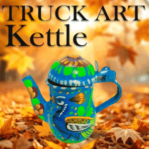 Truck Art Kettle (H-15cm)