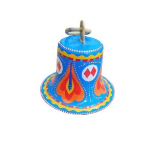 Handcrafted Chamakpatti Decorative Bell – Colorful Design for Home & Garden Décor, Traditional Pakistani Art