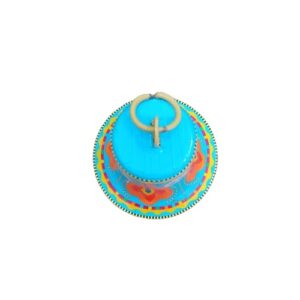 Handcrafted Chamakpatti Decorative Bell – Colorful Design for Home & Garden Décor, Traditional Pakistani Art