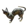 Handmade Brass Cat (15 cm) - Image 3