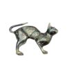 Handmade Brass Cat (15 cm) - Image 7