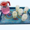 Bundi Work Tray/Pakistani Hand Painted Tray/Homedeccor (Size: L: 45cm, W: 30cm) - Image 9