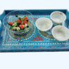 Bundi Work Tray/Pakistani Hand Painted Tray/Homedeccor (Size: L: 45cm, W: 30cm) - Image 8